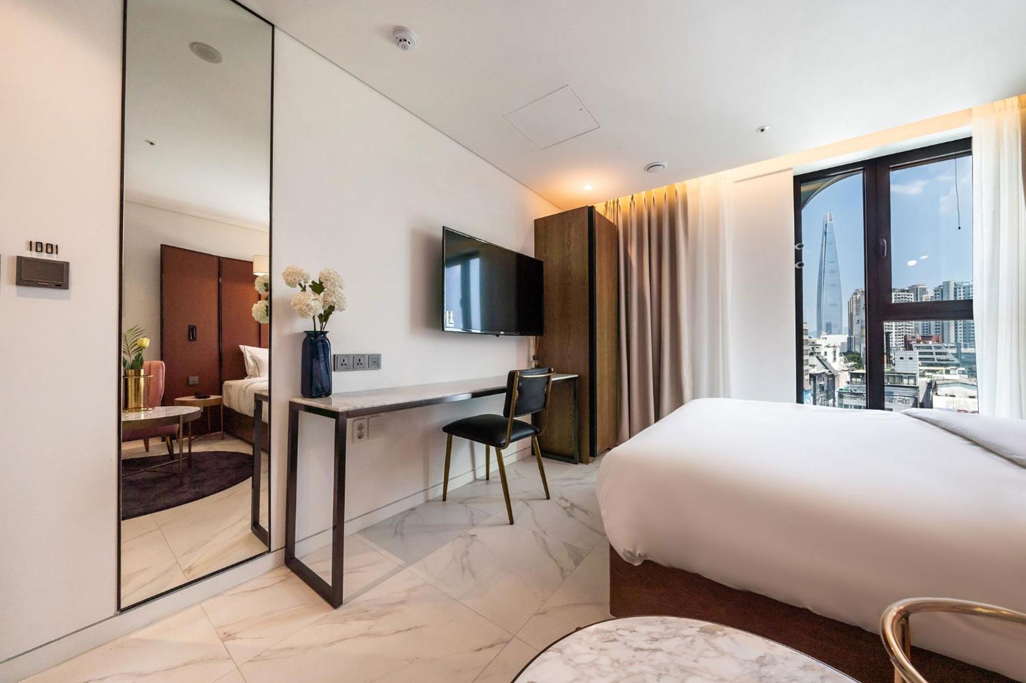 Hotel The Castle Jamsil-Sene Seoul Exterior foto