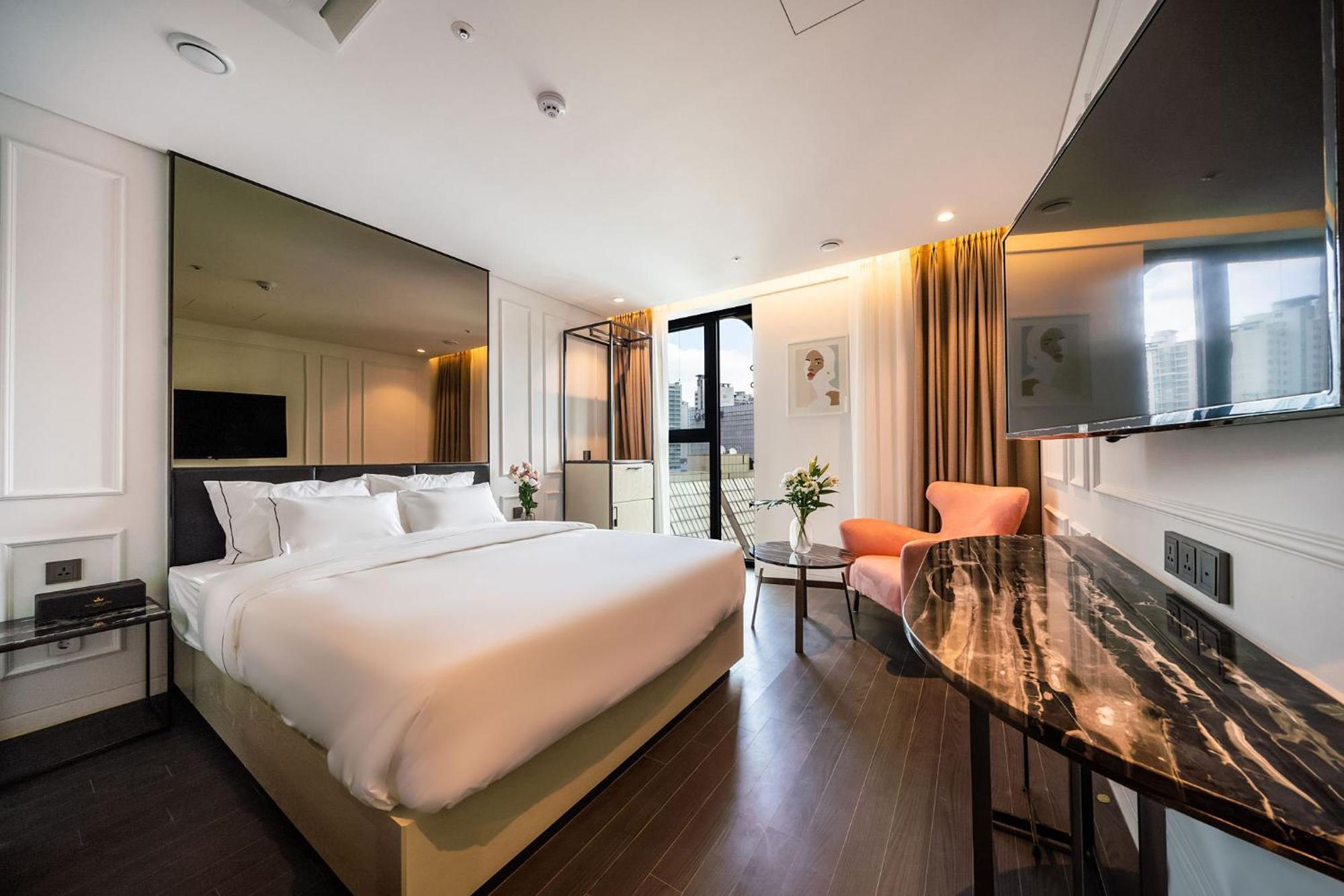 Hotel The Castle Jamsil-Sene Seoul Exterior foto